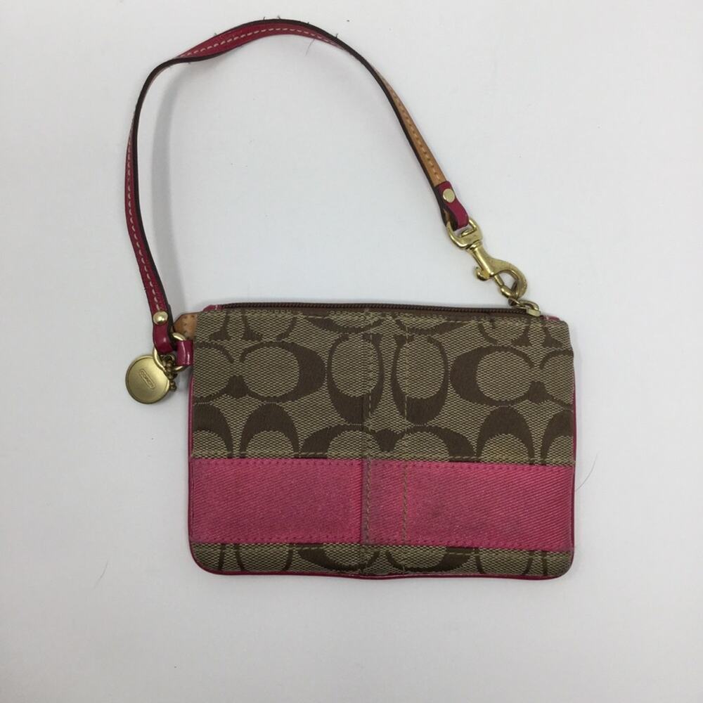 Coach Monogrammed Wristlet - Picture 3 of 5